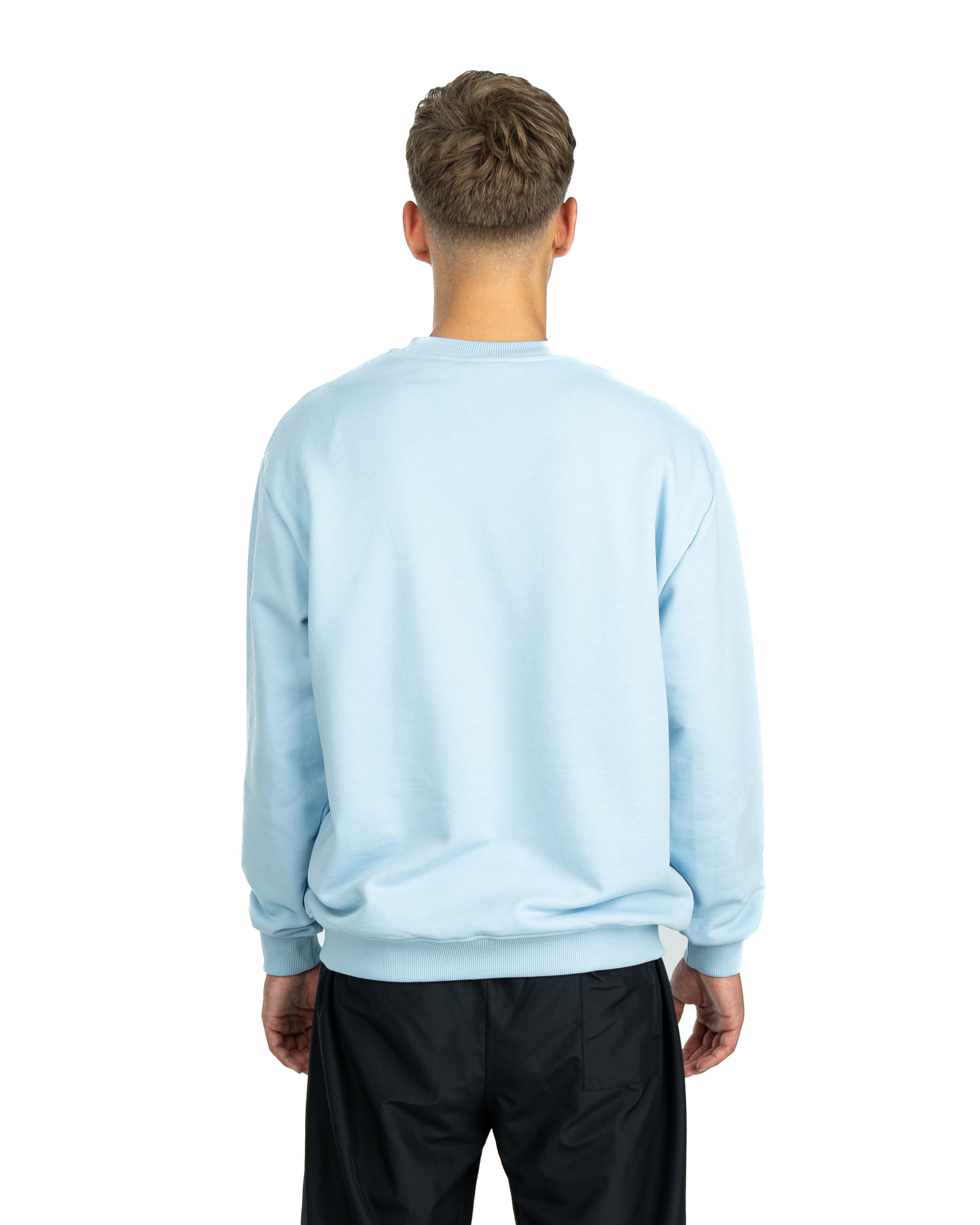 Baby blue 2025 crew neck