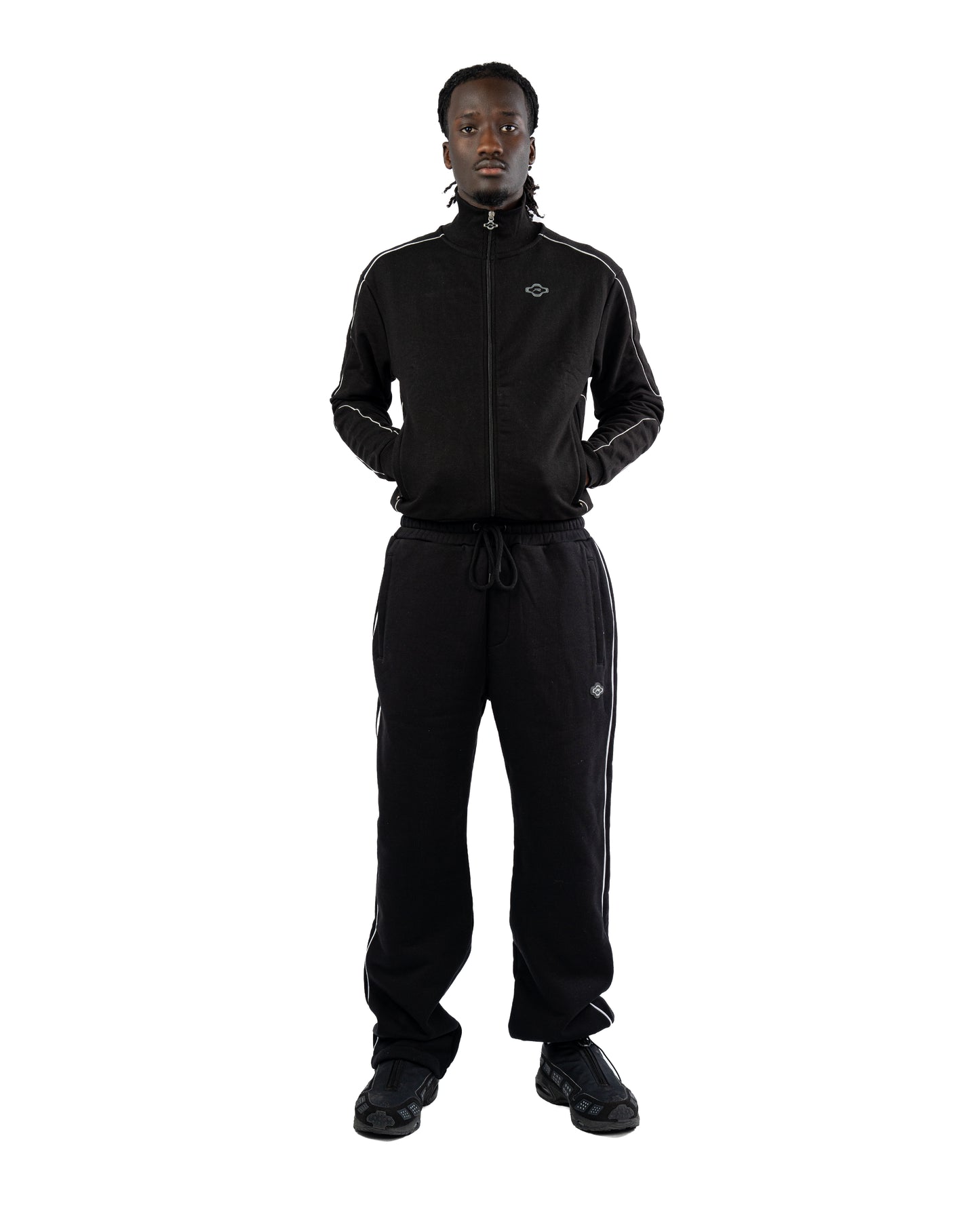 New Raze Panel Pants All Black