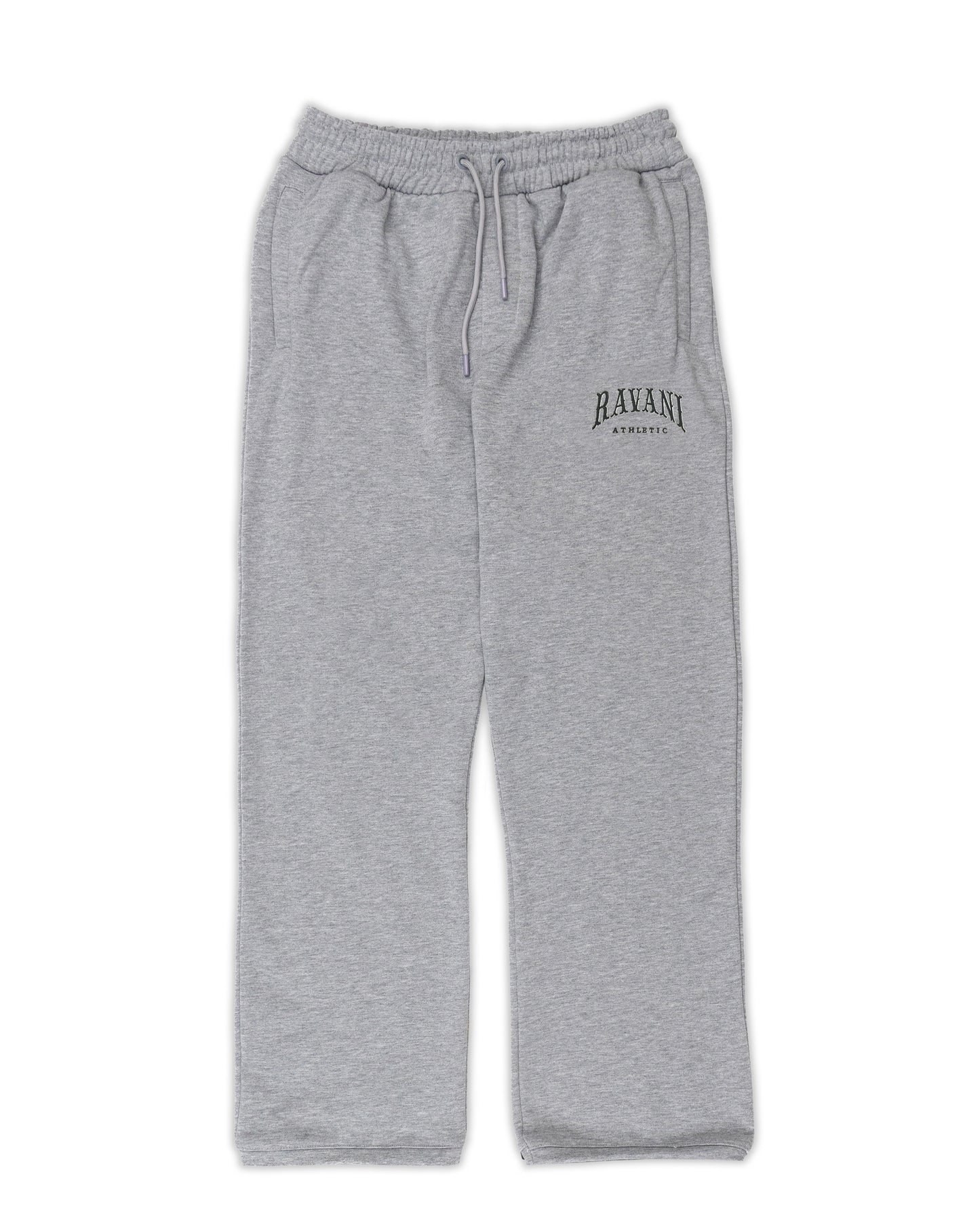 Ravani Box Logo Gray Pants Black/Silver