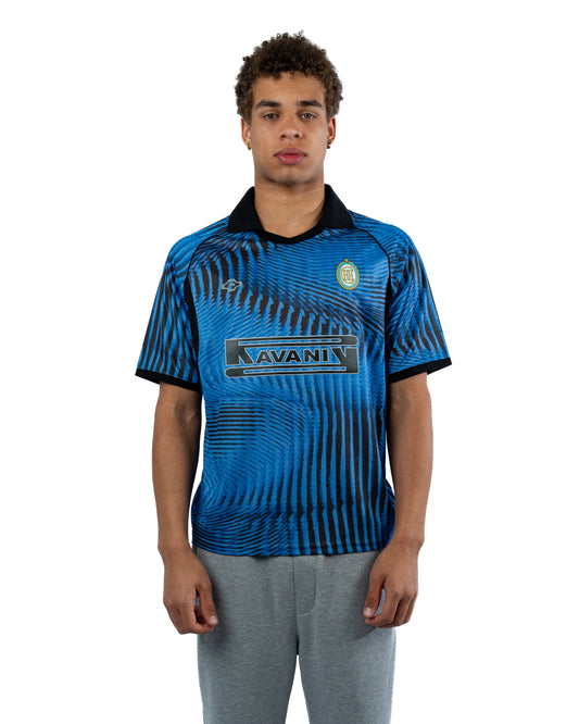FC Ravani  Polo Jersey Black / Blue